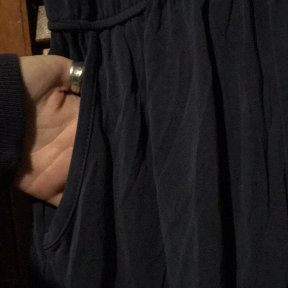 Navy Romper with Detail - Picture 2 of 3